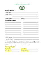 Small Business Drop Off Form